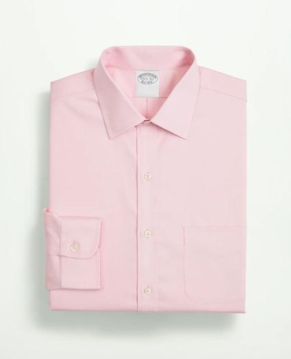 Stretch Supima® Cotton Non-Iron Pinpoint Oxford Ainsley Collar Dress Shirt, image 4