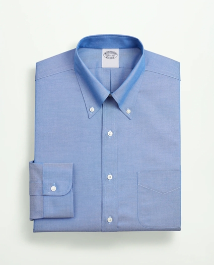 Stretch Supima® Cotton Non-Iron Pinpoint Oxford Button-Down Collar Dress Shirt, image 4