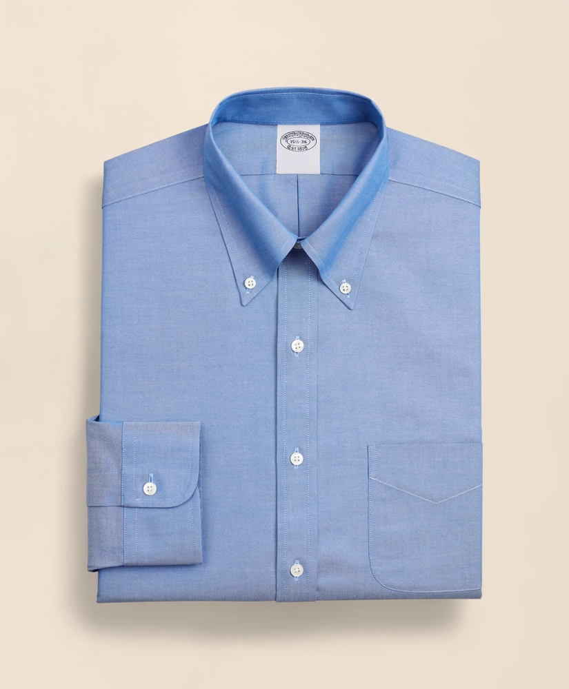 Stretch Supima&reg; Cotton Non-Iron Pinpoint Oxford Button-Down Collar Dress Shirt, image 4