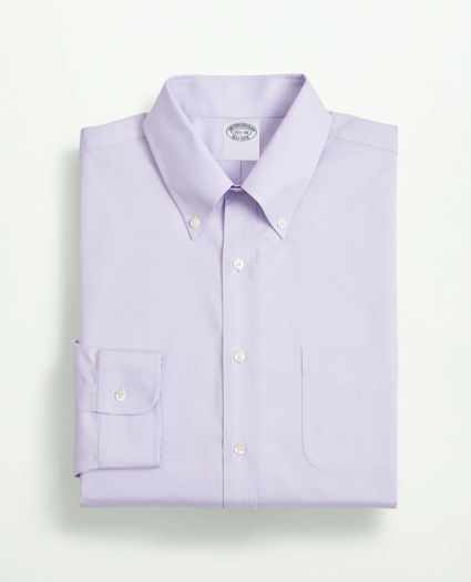Stretch Supima® Cotton Non-Iron Pinpoint Oxford Button-Down Collar Dress Shirt, image 4