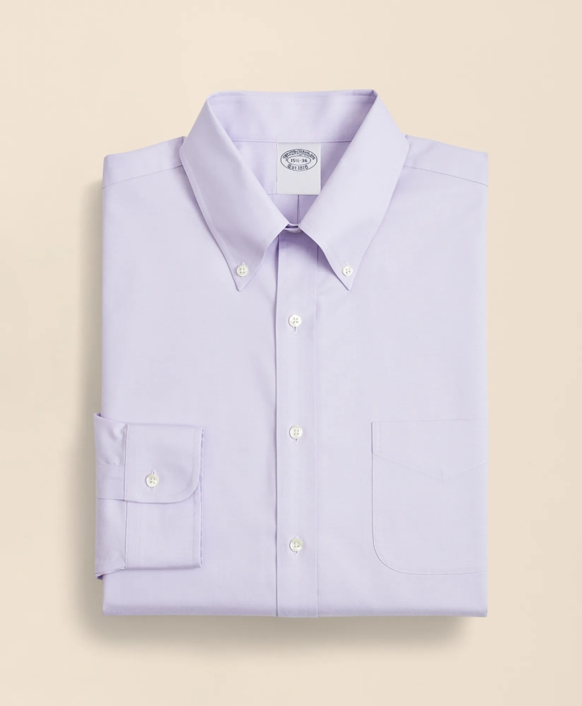 Stretch Supima&reg; Cotton Non-Iron Pinpoint Oxford Button-Down Collar Dress Shirt, image 4