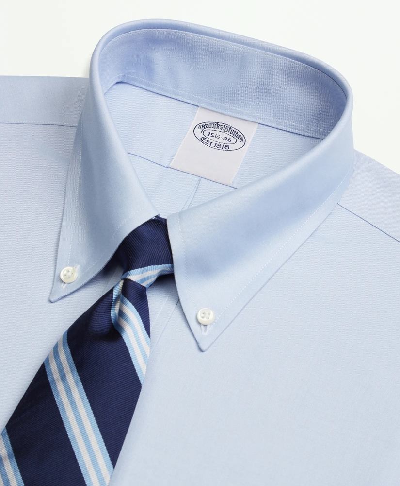 Stretch Supima® Cotton Non-Iron Pinpoint Oxford Button-Down Collar Dress Shirt, image 2