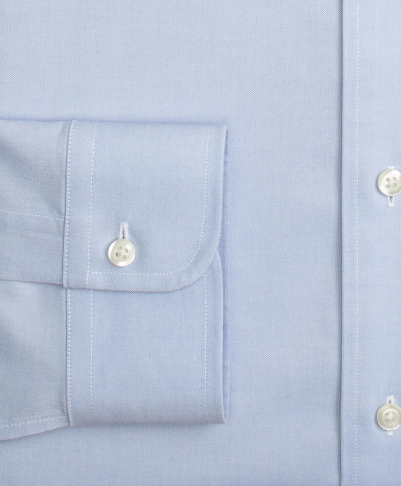 Stretch Supima® Cotton Non-Iron Pinpoint Oxford Button-Down Collar Dress Shirt, image 3