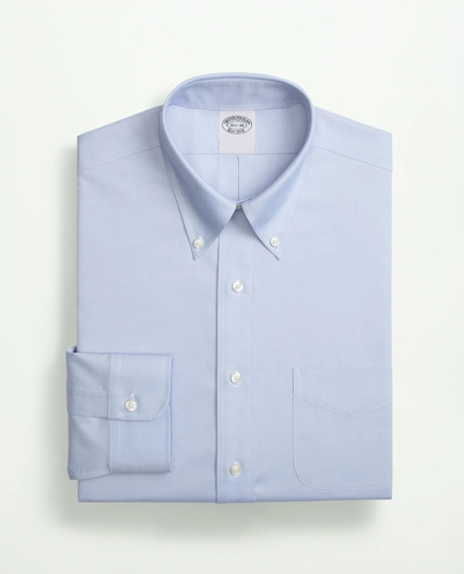 Stretch Supima® Cotton Non-Iron Pinpoint Oxford Button-Down Collar Dress Shirt, image 4
