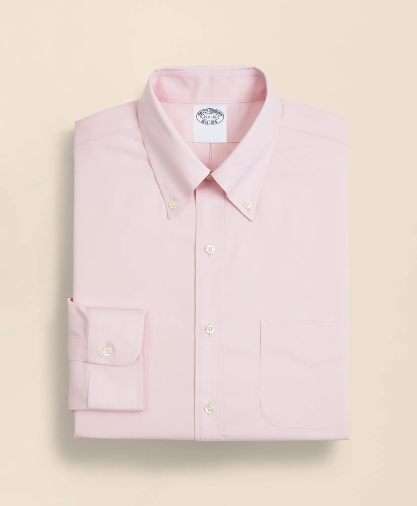 Stretch Supima&reg; Cotton Non-Iron Pinpoint Oxford Button-Down Collar Dress Shirt, image 4