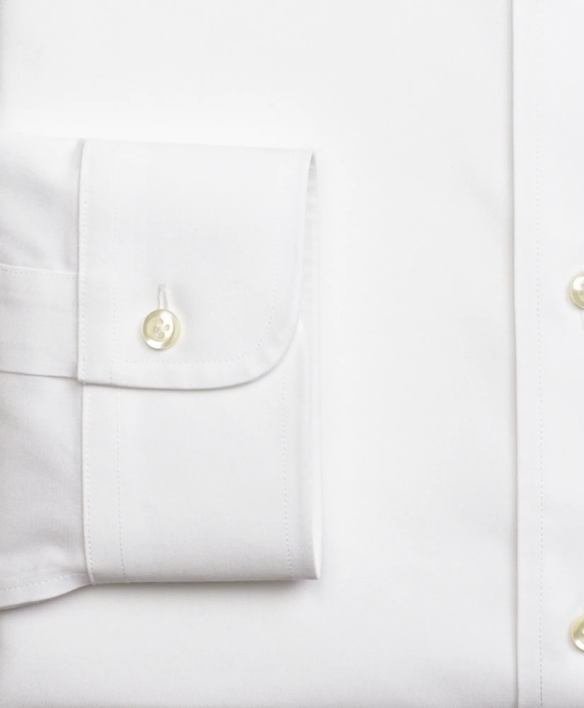Stretch Supima&reg; Cotton Non-Iron Pinpoint Oxford Button-Down Collar Dress Shirt, image 3