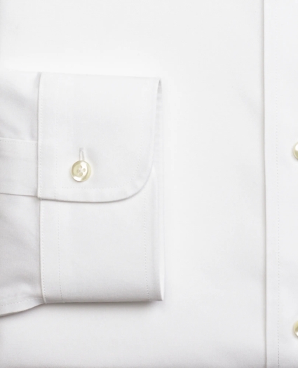 Stretch Supima&reg; Cotton Non-Iron Pinpoint Oxford Button-Down Collar Dress Shirt, image 3