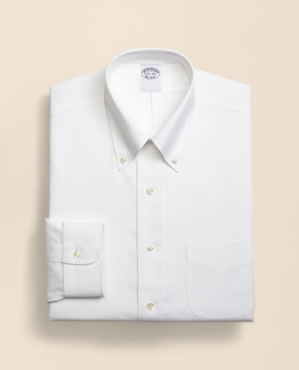 Stretch Supima&reg; Cotton Non-Iron Pinpoint Oxford Button-Down Collar Dress Shirt, image 4