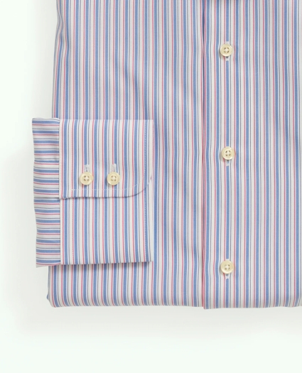 Brooks Brothers X Thomas Mason® Cotton Poplin English Collar, Stripe Dress Shirt, image 4