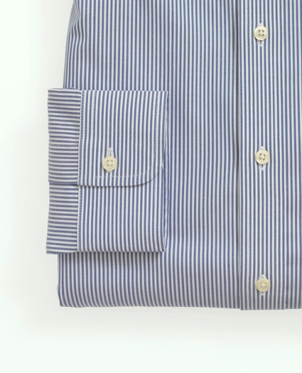 Stretch Supima® Cotton Non-Iron Pinpoint Oxford Button-Down Collar, Candy Stripe Dress Shirt, image 4