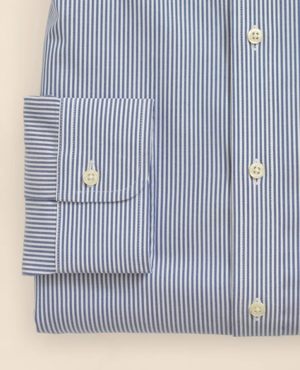 Stretch Supima&reg; Cotton Non-Iron Pinpoint Oxford Button-Down Collar, Candy Stripe Dress Shirt, image 4