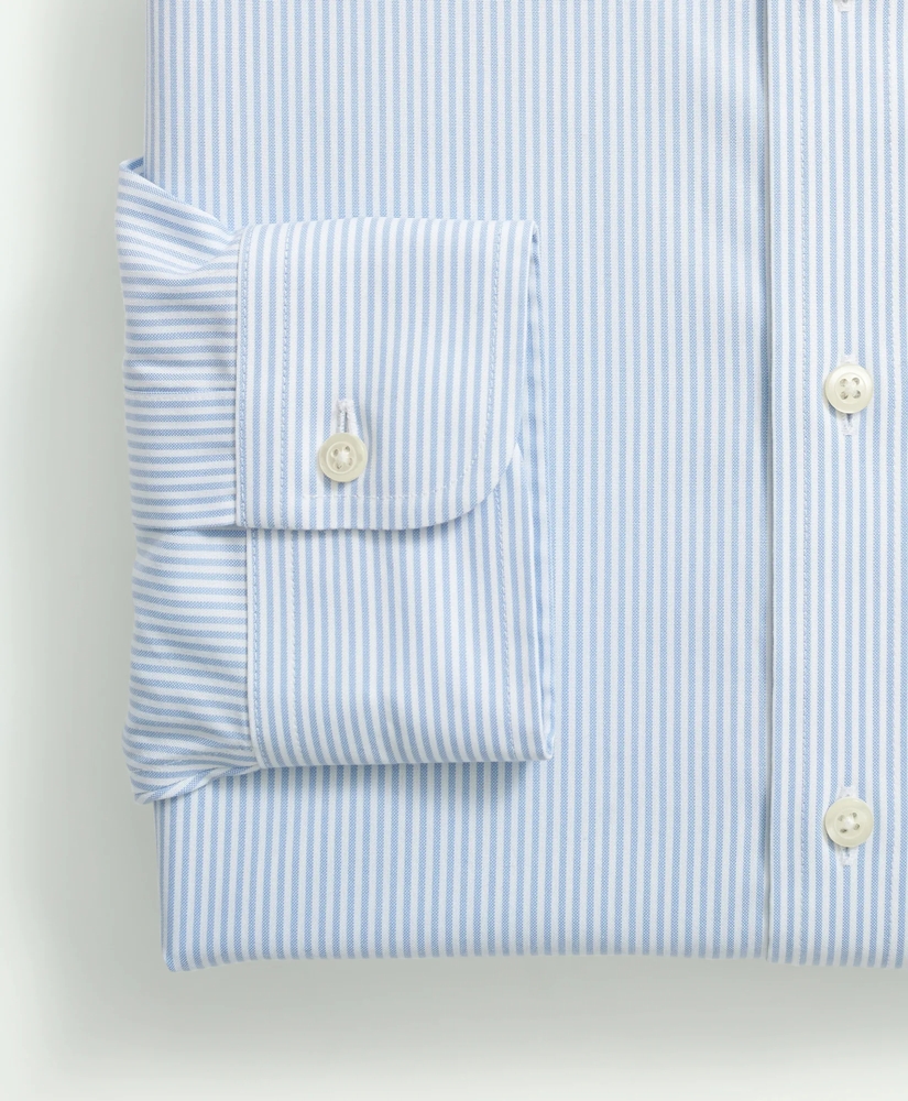 Stretch Supima® Cotton Non-Iron Pinpoint Oxford Button-Down Collar, Candy Stripe Dress Shirt, image 3