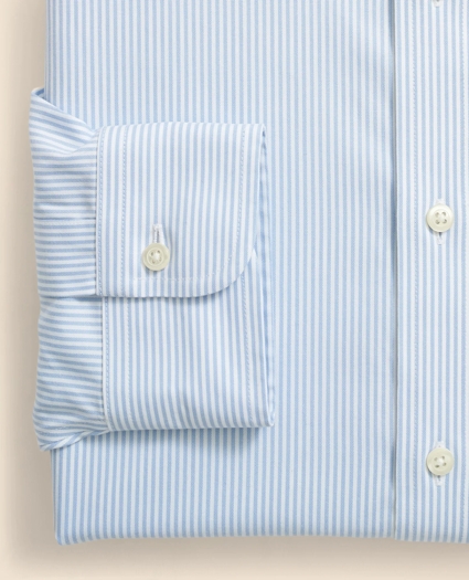 Stretch Supima&reg; Cotton Non-Iron Pinpoint Oxford Button-Down Collar, Candy Stripe Dress Shirt, image 3