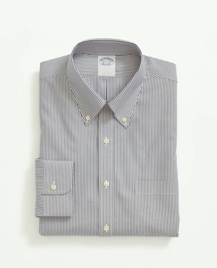 Stretch Supima® Cotton Non-Iron Pinpoint Oxford Button-Down Collar, Candy Stripe Dress Shirt, image 2