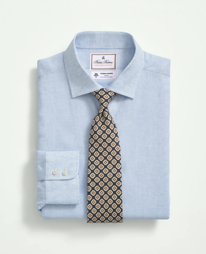 Brooks Brothers X Thomas Mason® Linen Poplin English Spread Collar, image 1