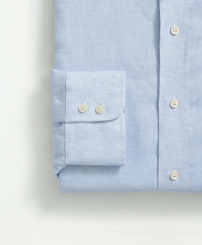 Brooks Brothers X Thomas Mason® Linen Poplin English Spread Collar, image 2