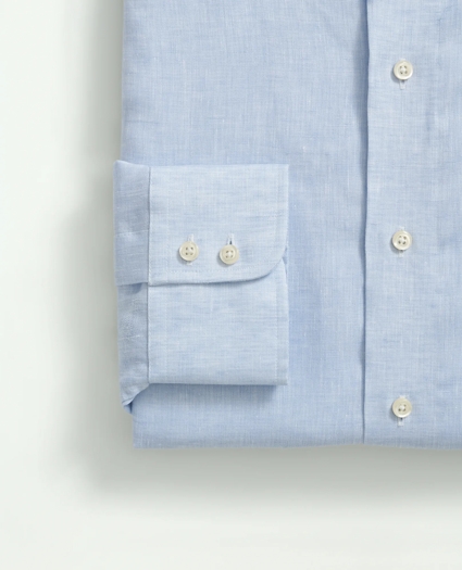 Brooks Brothers X Thomas Mason® Linen Poplin English Spread Collar, image 2
