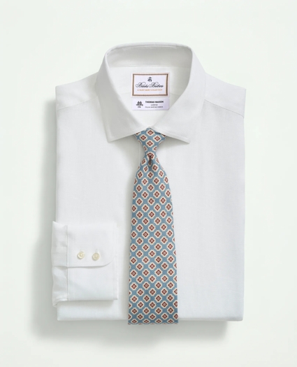 Brooks Brothers X Thomas Mason® Linen Poplin English Spread Collar, image 1