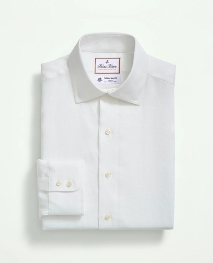 Brooks Brothers X Thomas Mason® Linen Poplin English Spread Collar, image 4