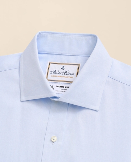 Brooks Brothers X Thomas Mason&reg; Cotton Pinpoint Oxford English Collar Dress Shirt, image 3