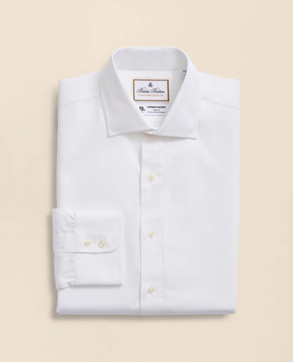 Brooks Brothers X Thomas Mason&reg; Cotton Pinpoint Oxford English Collar Dress Shirt