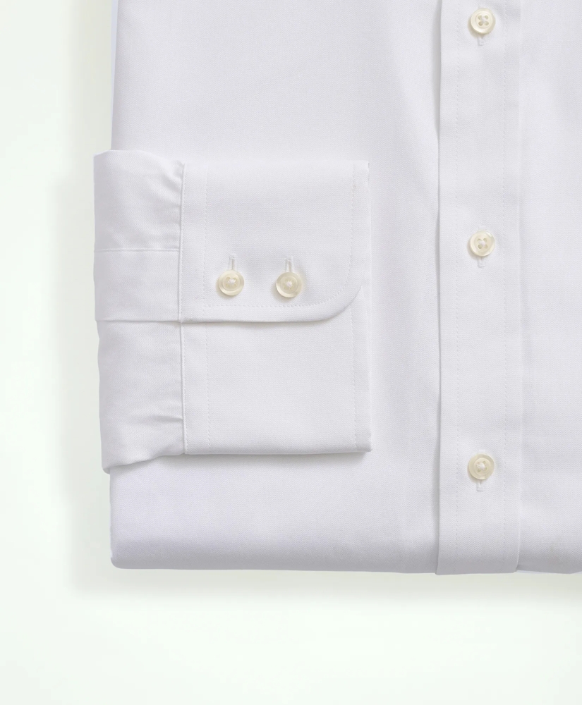 Brooks Brothers X Thomas Mason® Cotton Pinpoint Oxford English Collar Dress Shirt, image 3