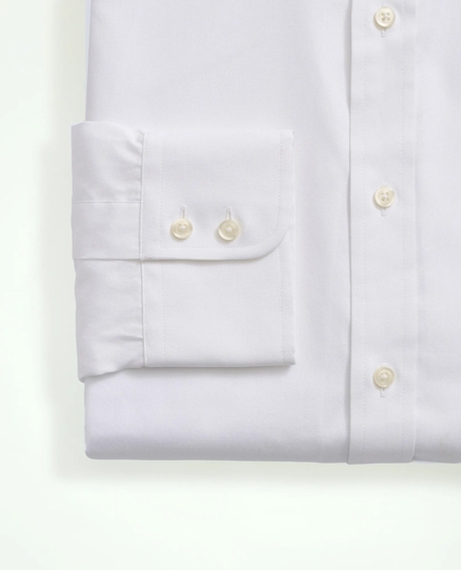 Brooks Brothers X Thomas Mason® Cotton Pinpoint Oxford English Collar Dress Shirt, image 3