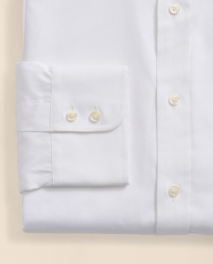 Brooks Brothers X Thomas Mason&reg; Cotton Pinpoint Oxford English Collar Dress Shirt, image 3