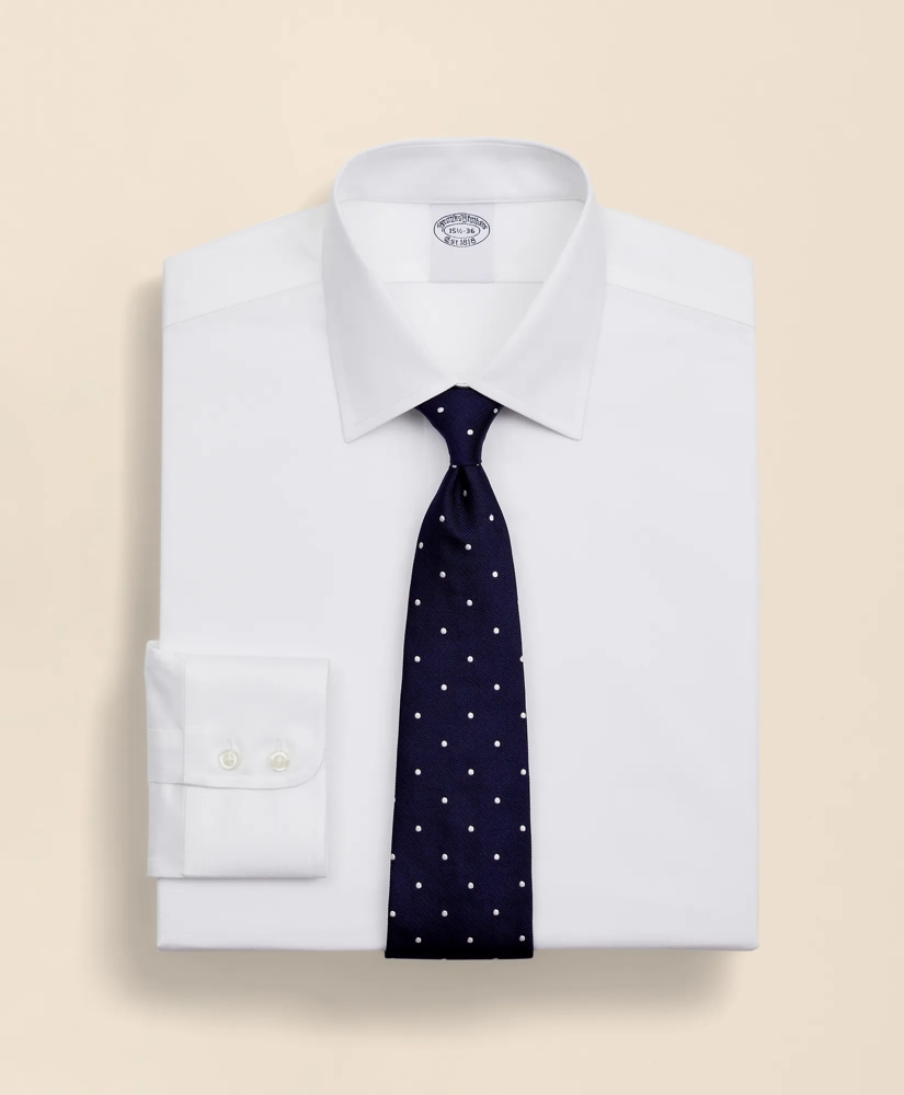 Stretch Supima&reg; Cotton Non-Iron Twill Ainsley Collar Dress Shirt, image 1