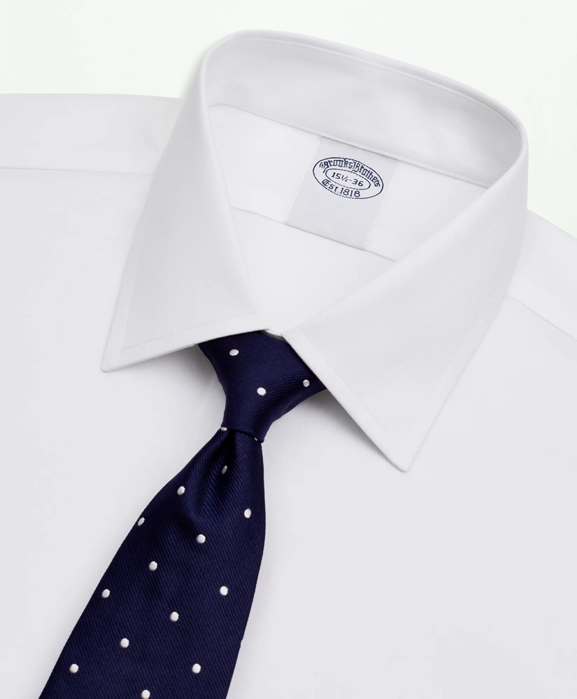 Stretch Supima® Cotton Non-Iron Twill Ainsley Collar Dress Shirt