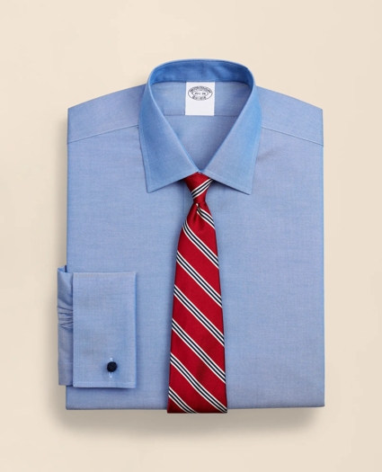 Stretch Supima&reg; Cotton Non-Iron Pinpoint Oxford Ainsley Collar Dress Shirt, image 1