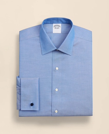 Stretch Supima&reg; Cotton Non-Iron Pinpoint Oxford Ainsley Collar Dress Shirt, image 2