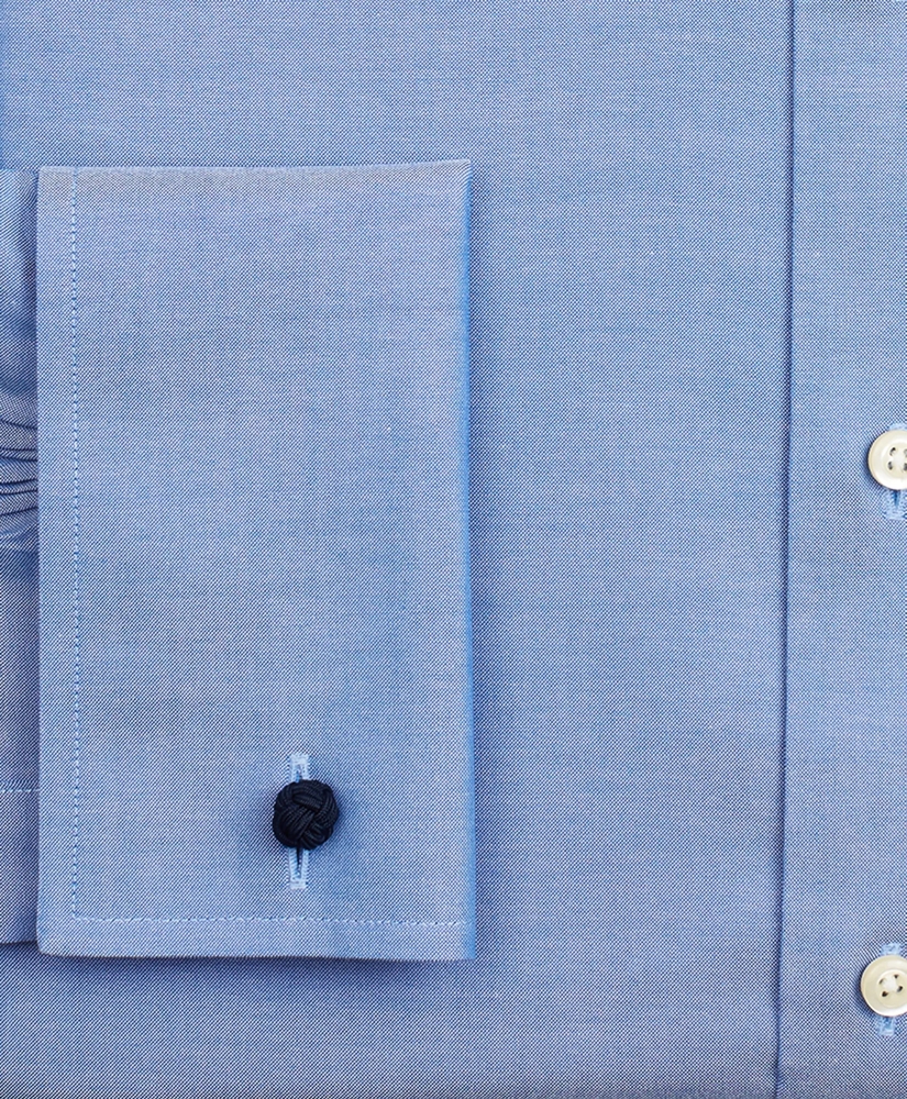Stretch Supima® Cotton Non-Iron Pinpoint Oxford Ainsley Collar Dress Shirt, image 3