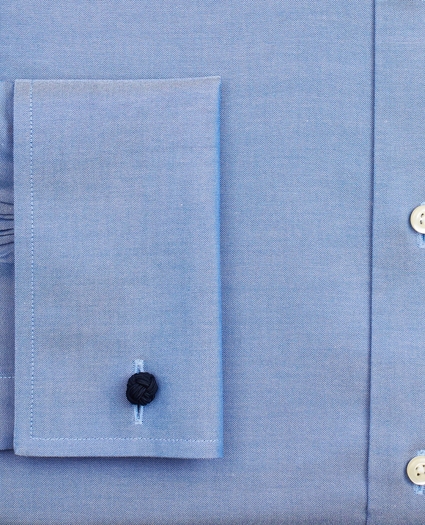 Stretch Supima® Cotton Non-Iron Pinpoint Oxford Ainsley Collar Dress Shirt, image 3