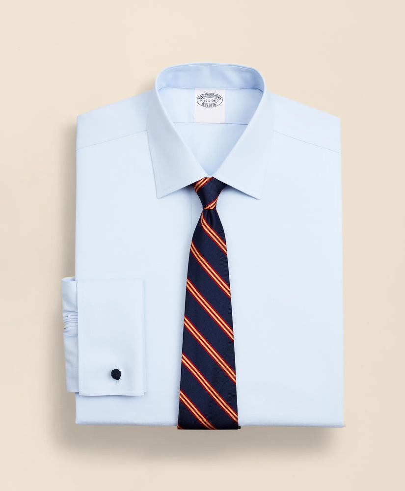 brooks brothers supima cotton dress shirt Stretch Supima Cotton Non-Iron English Spread Collar, Striped Dress Shirt