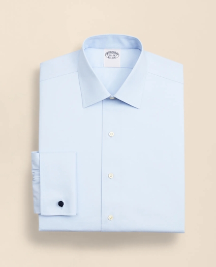 Stretch Supima&reg; Cotton Non-Iron Pinpoint Oxford Ainsley Collar Dress Shirt, image 4