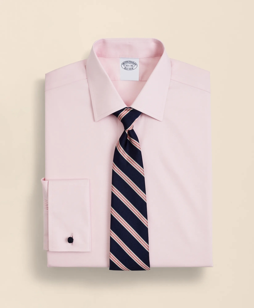 Stretch Supima&reg; Cotton Non-Iron Pinpoint Oxford Ainsley Collar Dress Shirt, image 1