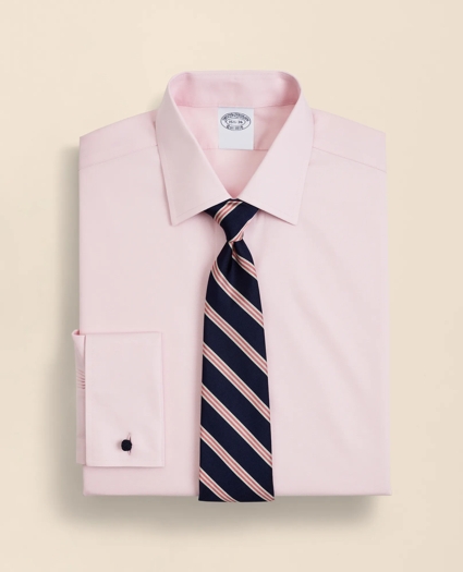 Stretch Supima&reg; Cotton Non-Iron Pinpoint Oxford Ainsley Collar Dress Shirt, image 1