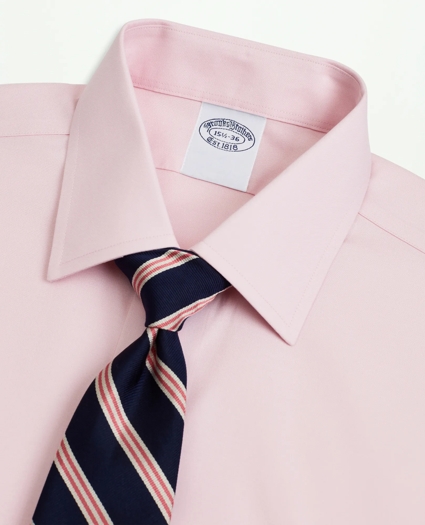 Stretch Supima® Cotton Non-Iron Pinpoint Oxford Ainsley Collar Dress Shirt, image 2