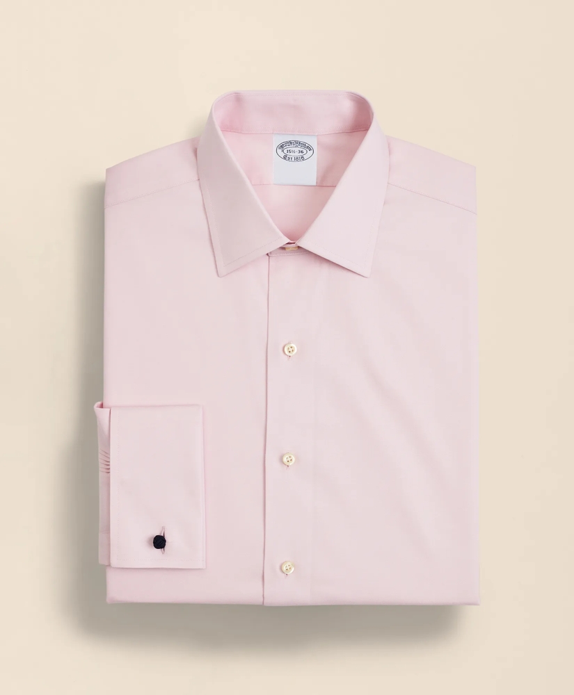 Stretch Supima&reg; Cotton Non-Iron Pinpoint Oxford Ainsley Collar Dress Shirt, image 2