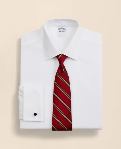 Stretch Supima&reg; Cotton Non-Iron Pinpoint Oxford Ainsley Collar Dress Shirt, image 1