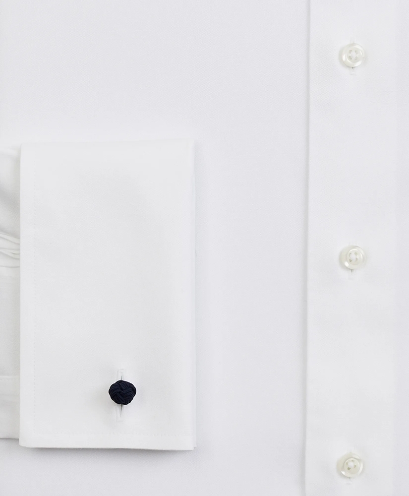 Stretch Supima® Cotton Non-Iron Pinpoint Oxford Ainsley Collar Dress Shirt, image 3