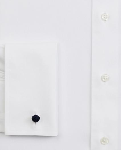 Stretch Supima&reg; Cotton Non-Iron Pinpoint Oxford Ainsley Collar Dress Shirt, image 3