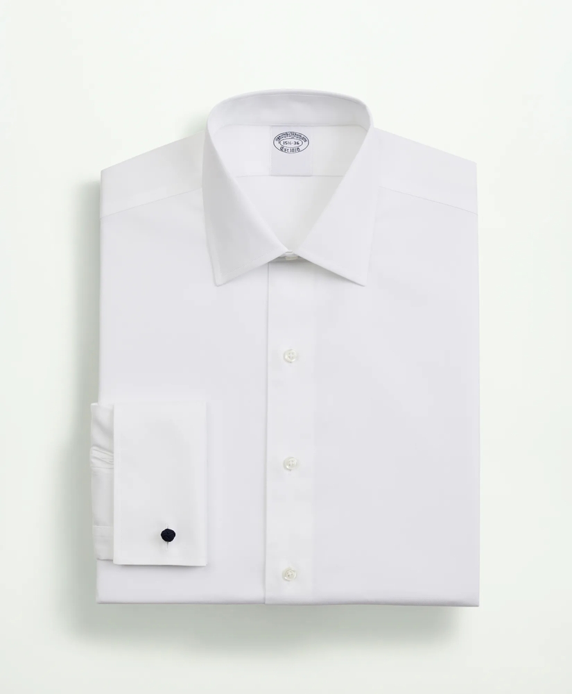 Stretch Supima® Cotton Non-Iron Pinpoint Oxford Ainsley Collar Dress Shirt, image 4