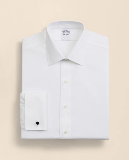 Stretch Supima&reg; Cotton Non-Iron Pinpoint Oxford Ainsley Collar Dress Shirt, image 4
