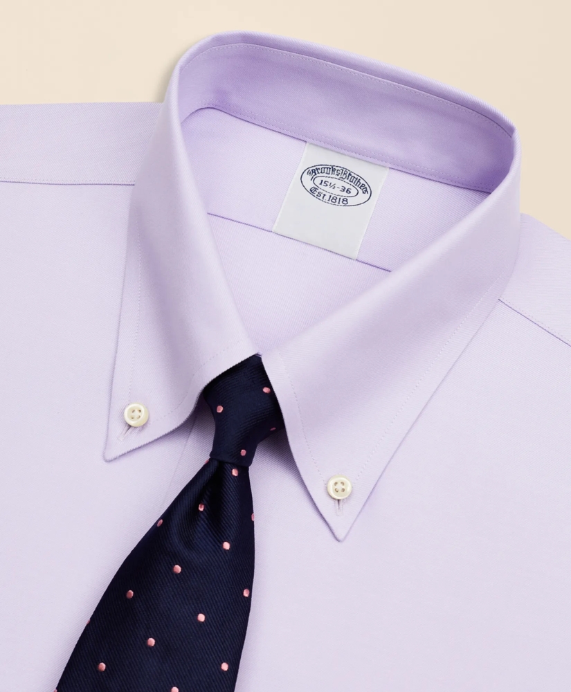 Stretch Supima&reg; Cotton Non-Iron Twill Button-Down Collar Dress Shirt, image 2