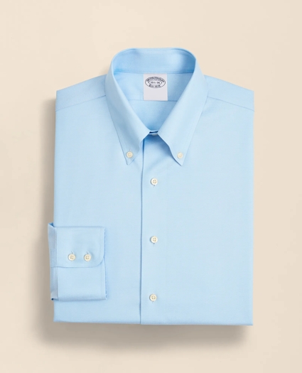 Stretch Supima&reg; Cotton Non-Iron Twill Button-Down Collar Dress Shirt, image 4