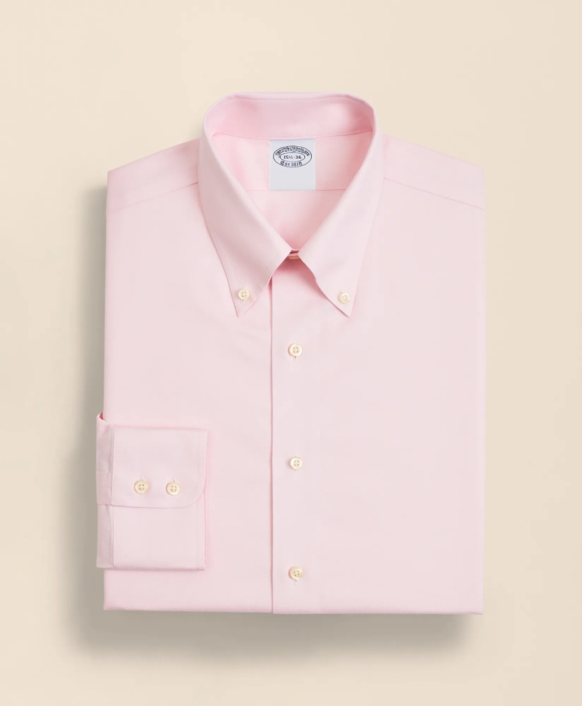 Stretch Supima&reg; Cotton Non-Iron Twill Button-Down Collar Dress Shirt, image 4