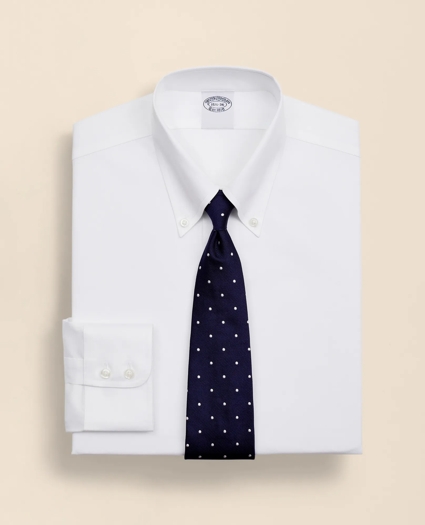 Stretch Supima&reg; Cotton Non-Iron Twill Button-Down Collar Dress Shirt, image 1
