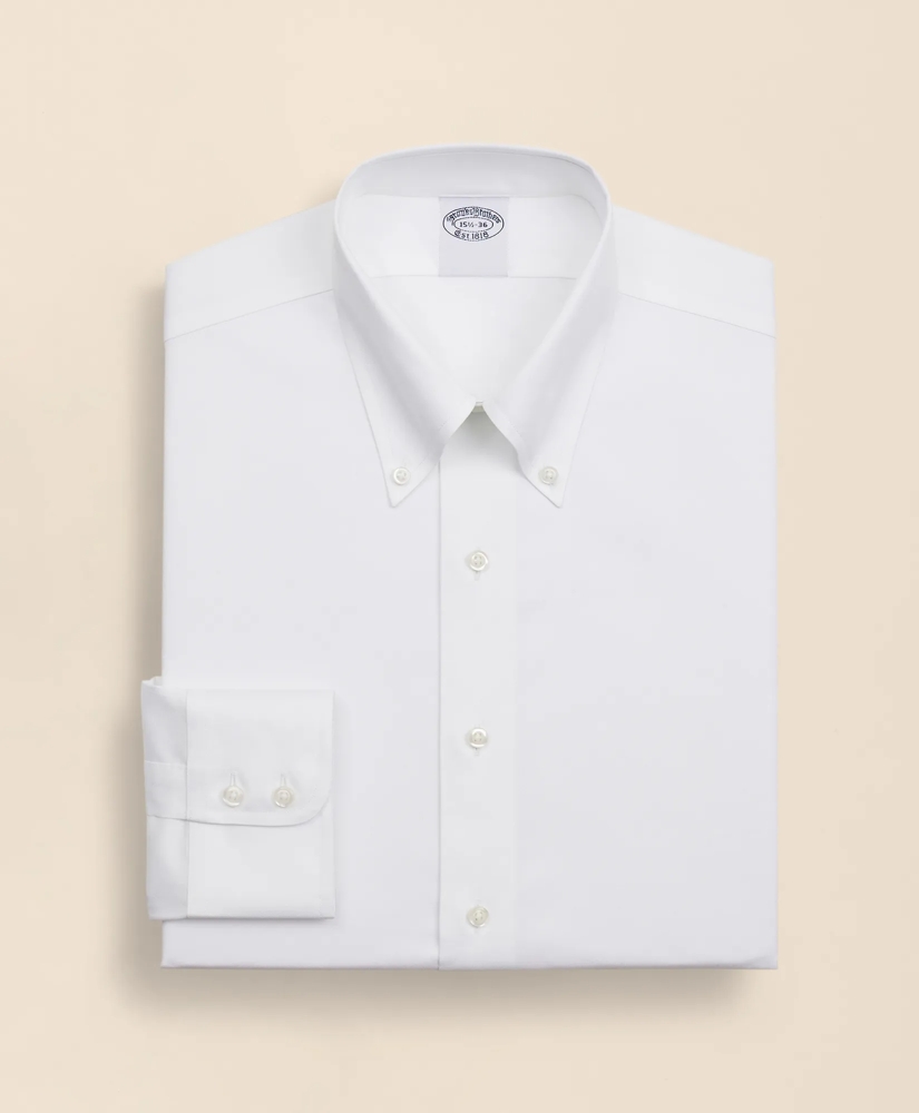 Stretch Supima&reg; Cotton Non-Iron Twill Button-Down Collar Dress Shirt, image 4